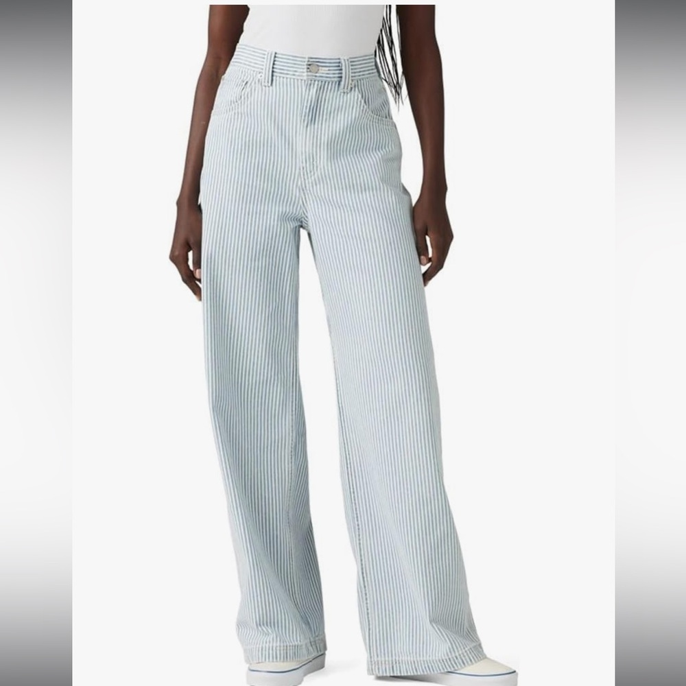 NWOT Levi’s cinched baggy carpenter jeans striped